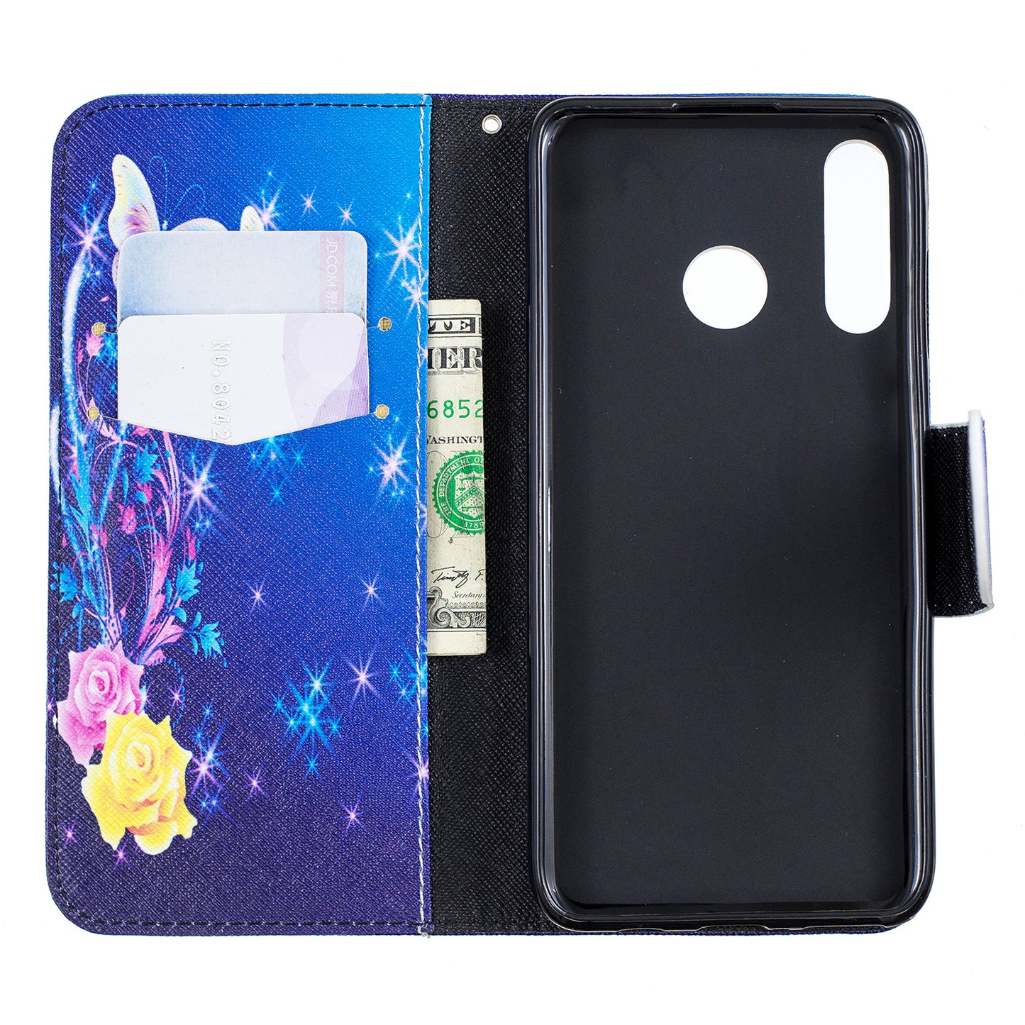 For Huawei P30 Lite Pattern Printing Leather Stand Wallet Case