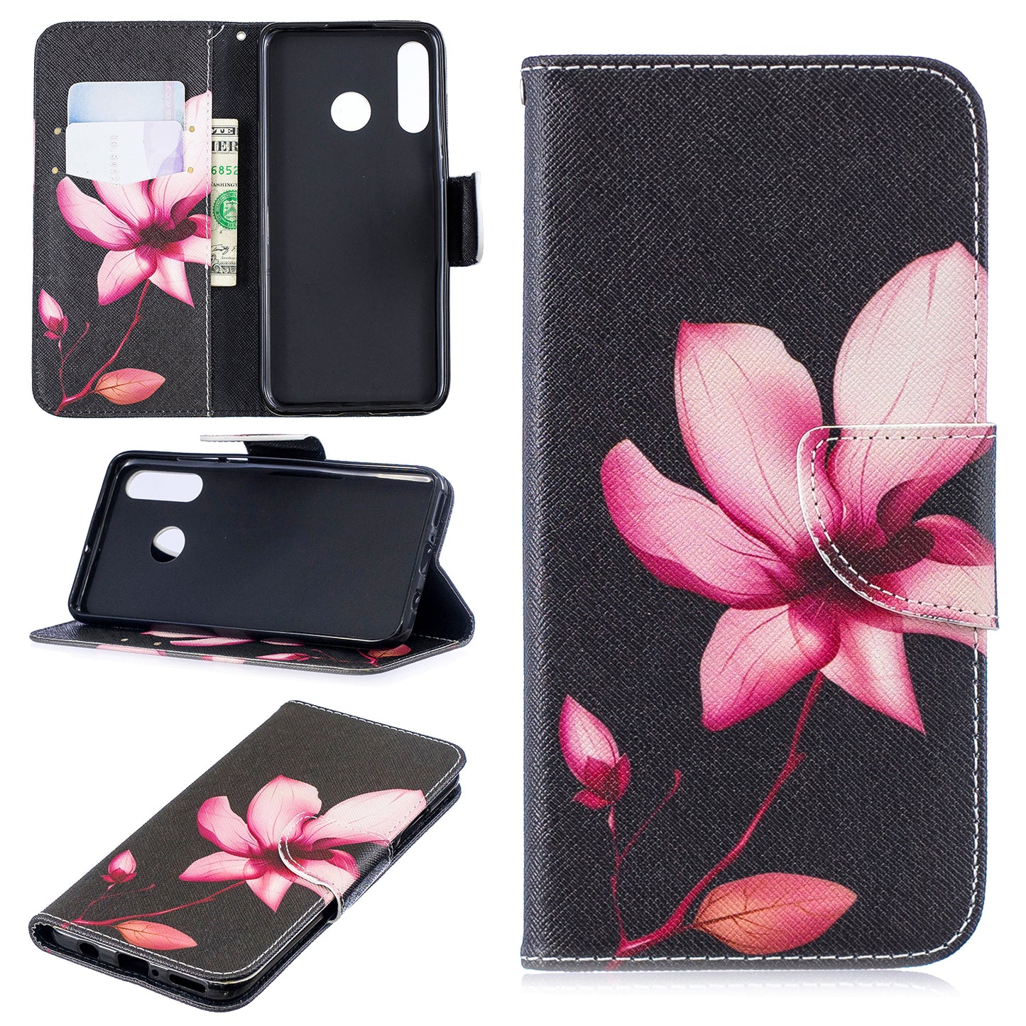 For Huawei P30 Lite Pattern Printing Leather Stand Wallet Case
