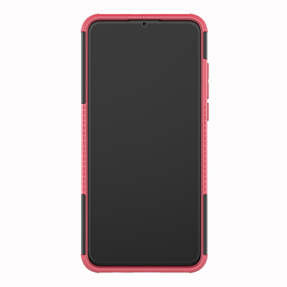 For Huawei P30 Lite Cool Tyre Kickstand PC + TPU Hybrid Protection Case Cover
