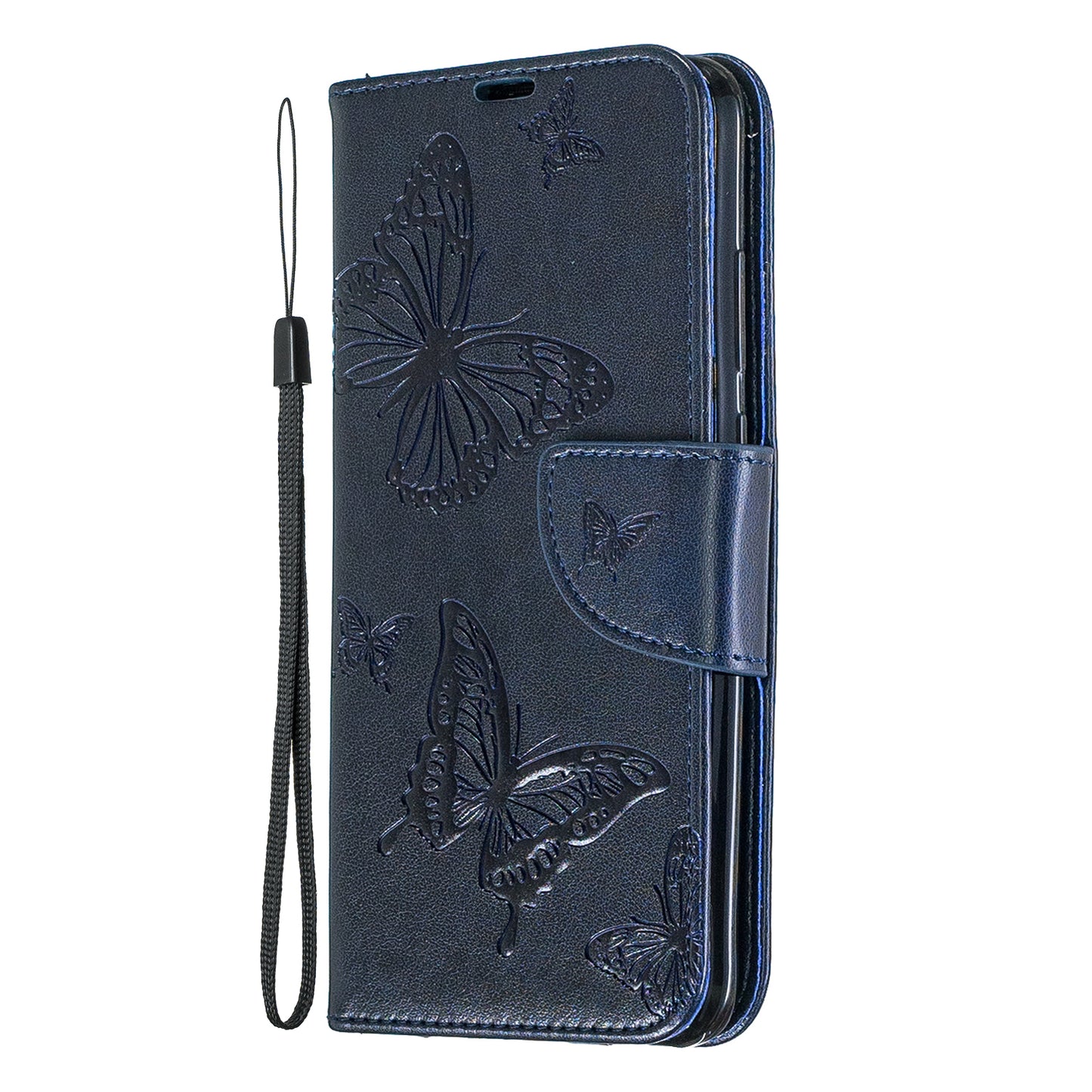For Huawei P Smart (2019) / Honor 10 Lite PU Leather Imprint Butterflies Phone Case