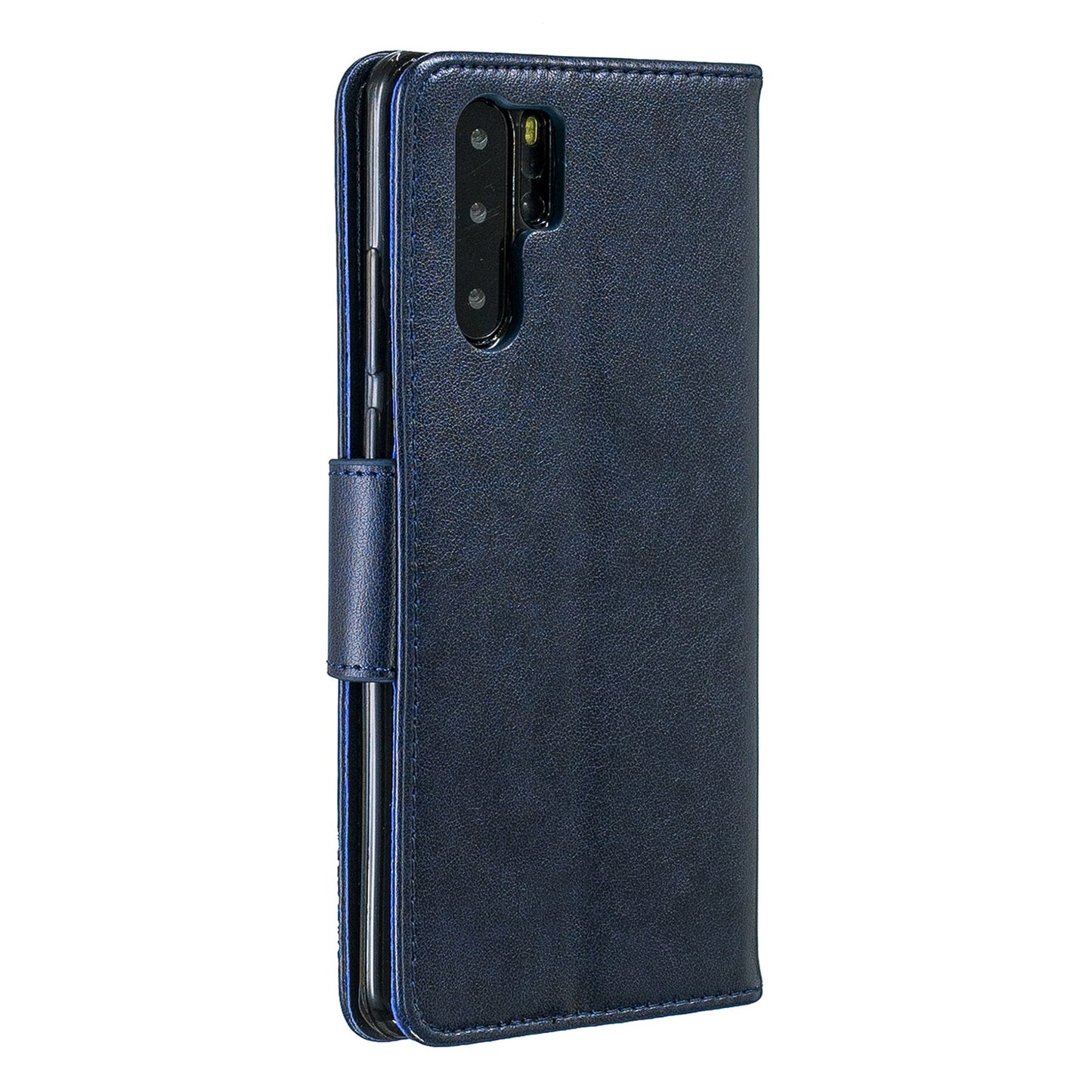 For Huawei P30 Pro PU Leather Imprint Butterflies Phone Case