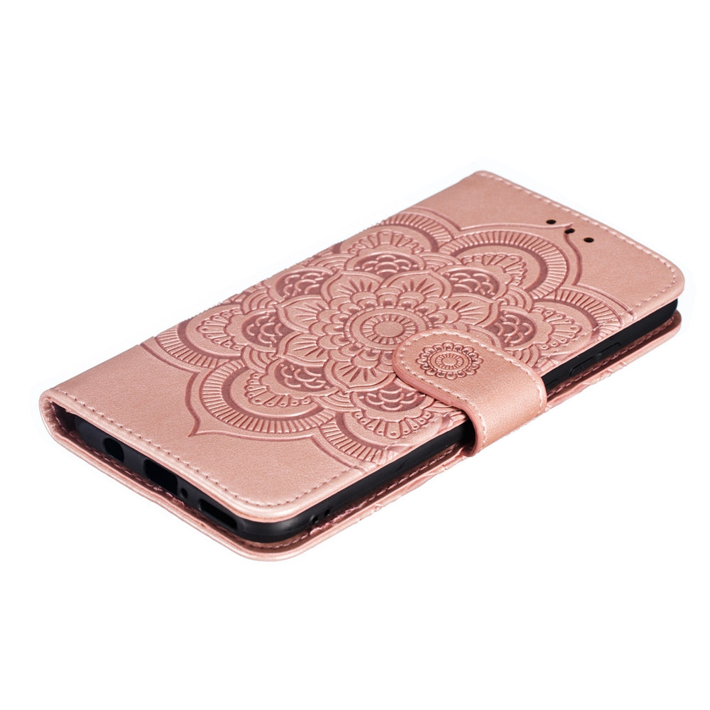 For Huawei P30 Lite/nova 4e/P30 lite New Edition Imprint Mandala Flower Phone Cover Case Leather Wallet