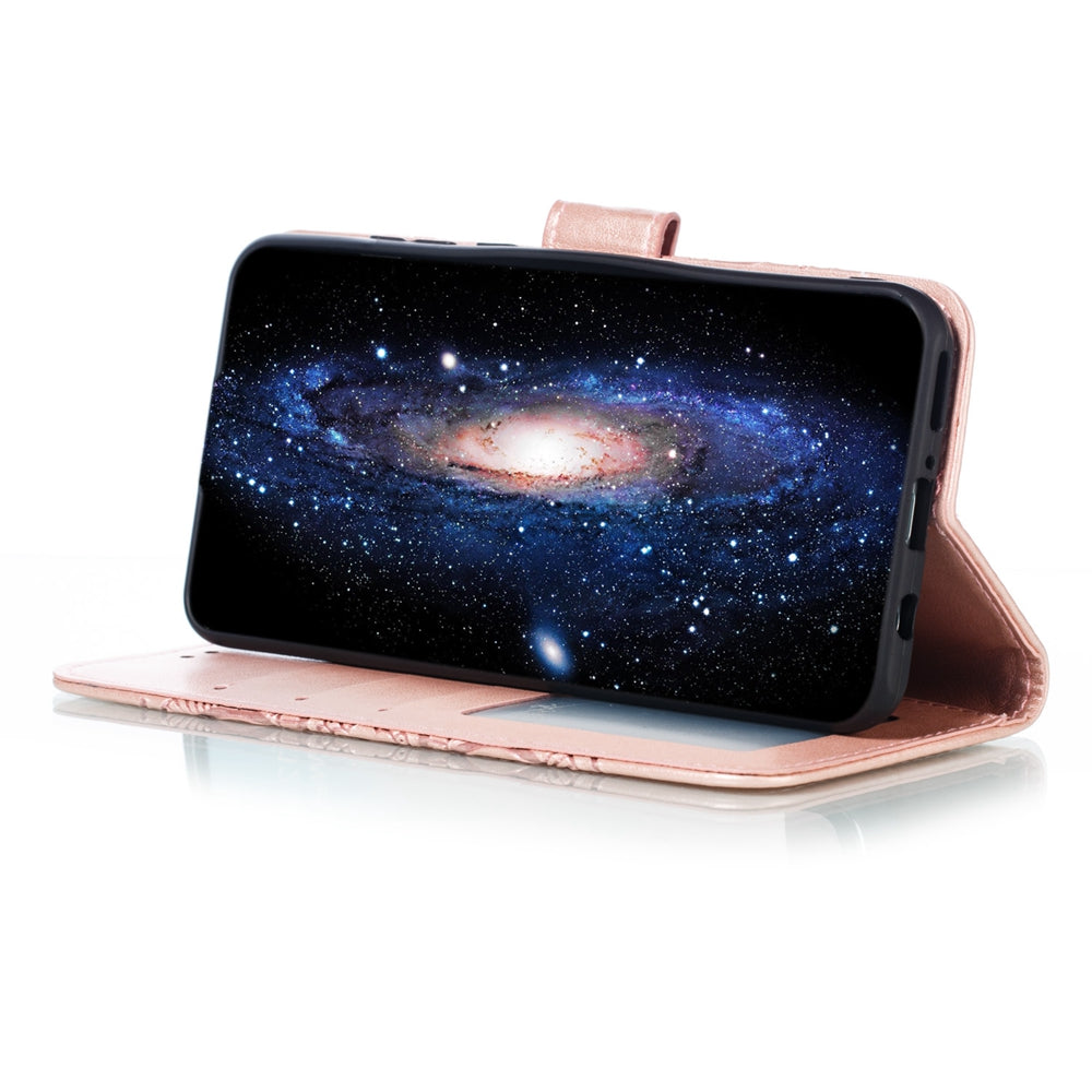 For Huawei P30 Lite/nova 4e/P30 lite New Edition Imprint Mandala Flower Phone Cover Case Leather Wallet