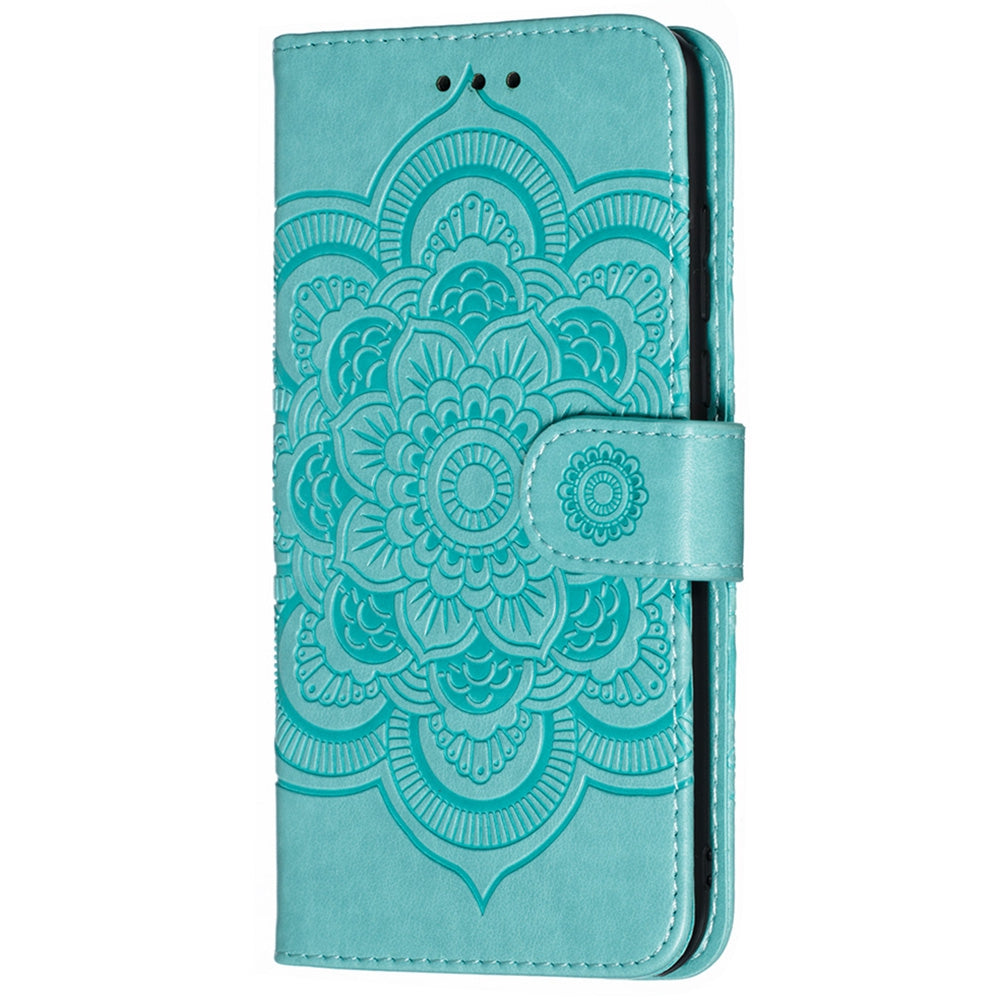 For Huawei P30 Lite/nova 4e/P30 lite New Edition Imprint Mandala Flower Phone Cover Case Leather Wallet