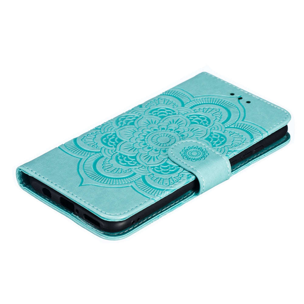 For Huawei P30 Lite/nova 4e/P30 lite New Edition Imprint Mandala Flower Phone Cover Case Leather Wallet