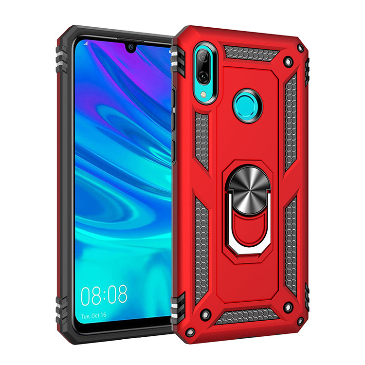 2 in 1 360 Degree TPU+PC+Metal Phone Cover with Kickstand for Huawei P Smart (2019) / Honor 10 Lite / Nova Lite 3 (Japan)