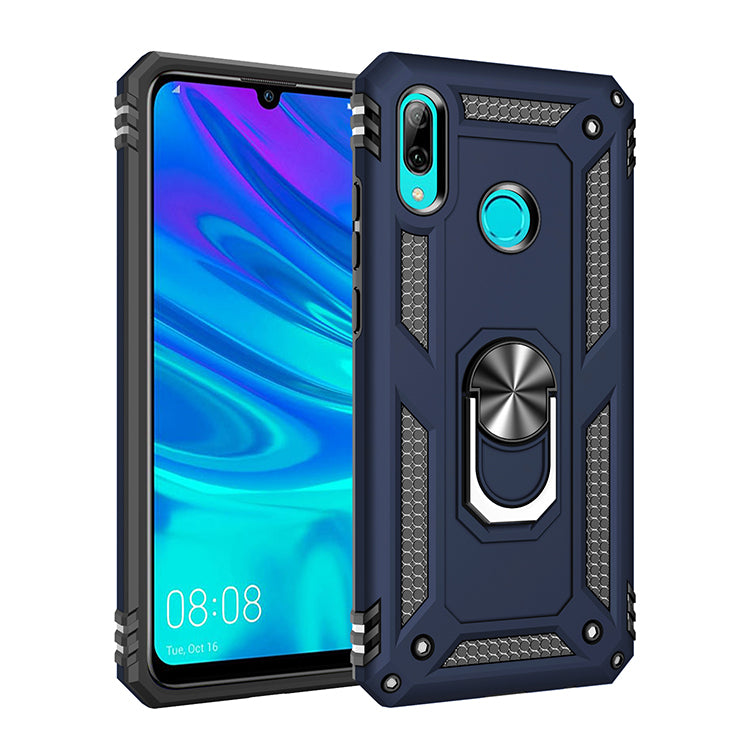 2 in 1 360 Degree TPU+PC+Metal Phone Cover with Kickstand for Huawei P Smart (2019) / Honor 10 Lite / Nova Lite 3 (Japan)