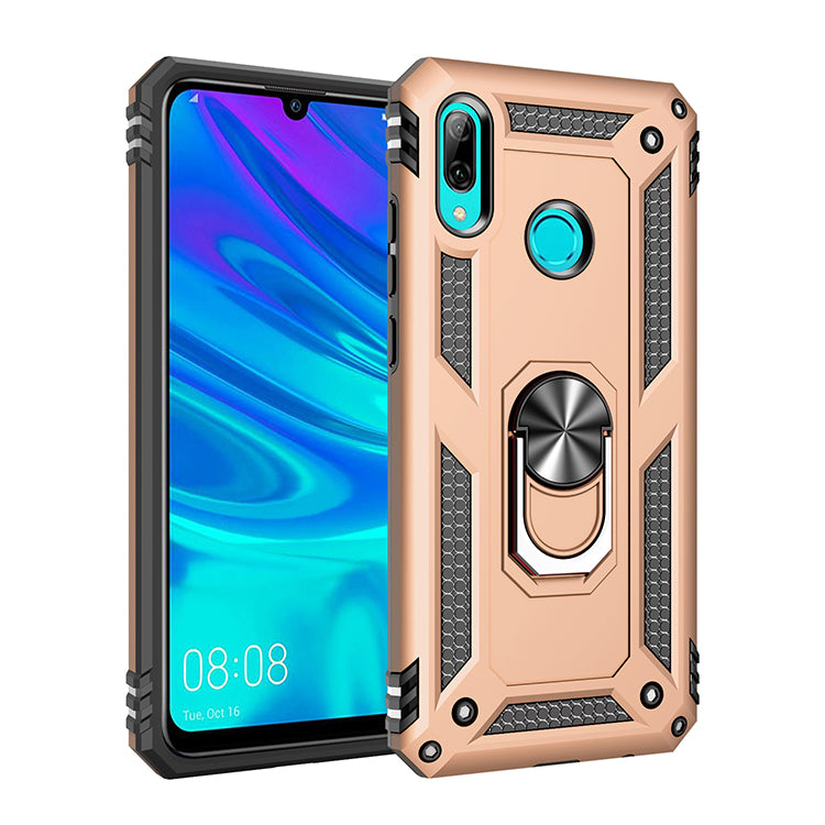 2 in 1 360 Degree TPU+PC+Metal Phone Cover with Kickstand for Huawei P Smart (2019) / Honor 10 Lite / Nova Lite 3 (Japan)
