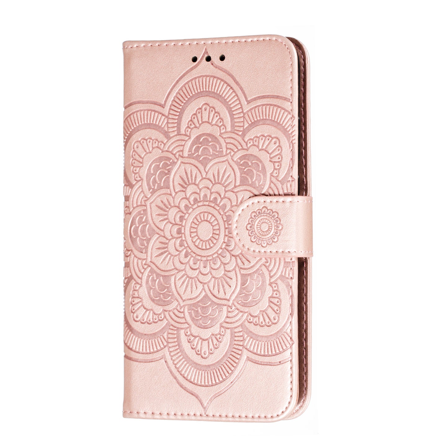 For Huawei P20 lite (2019) / nova 5i Imprint Mandala Flower Leather Wallet Shell