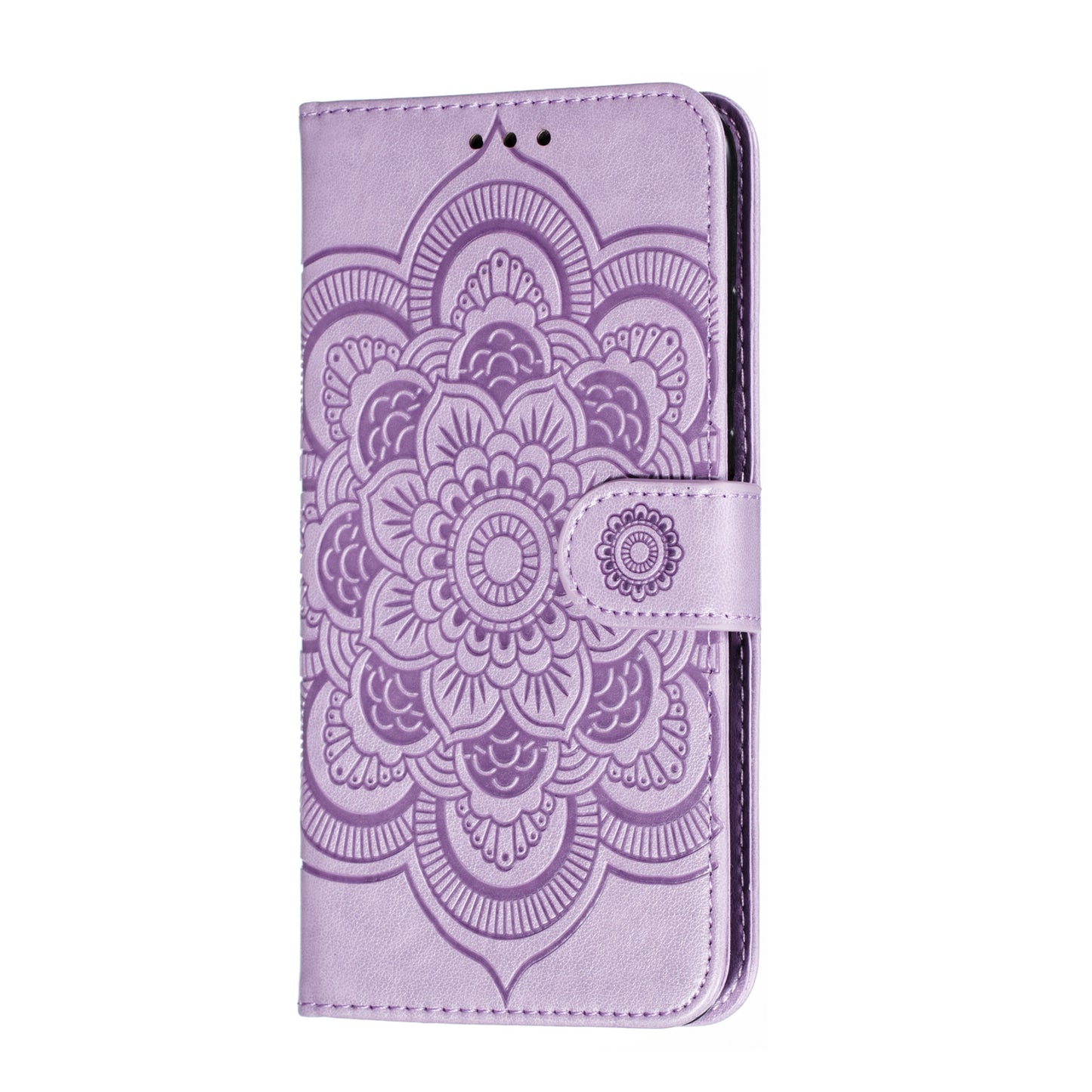 For Huawei P20 lite (2019) / nova 5i Imprint Mandala Flower Leather Wallet Shell