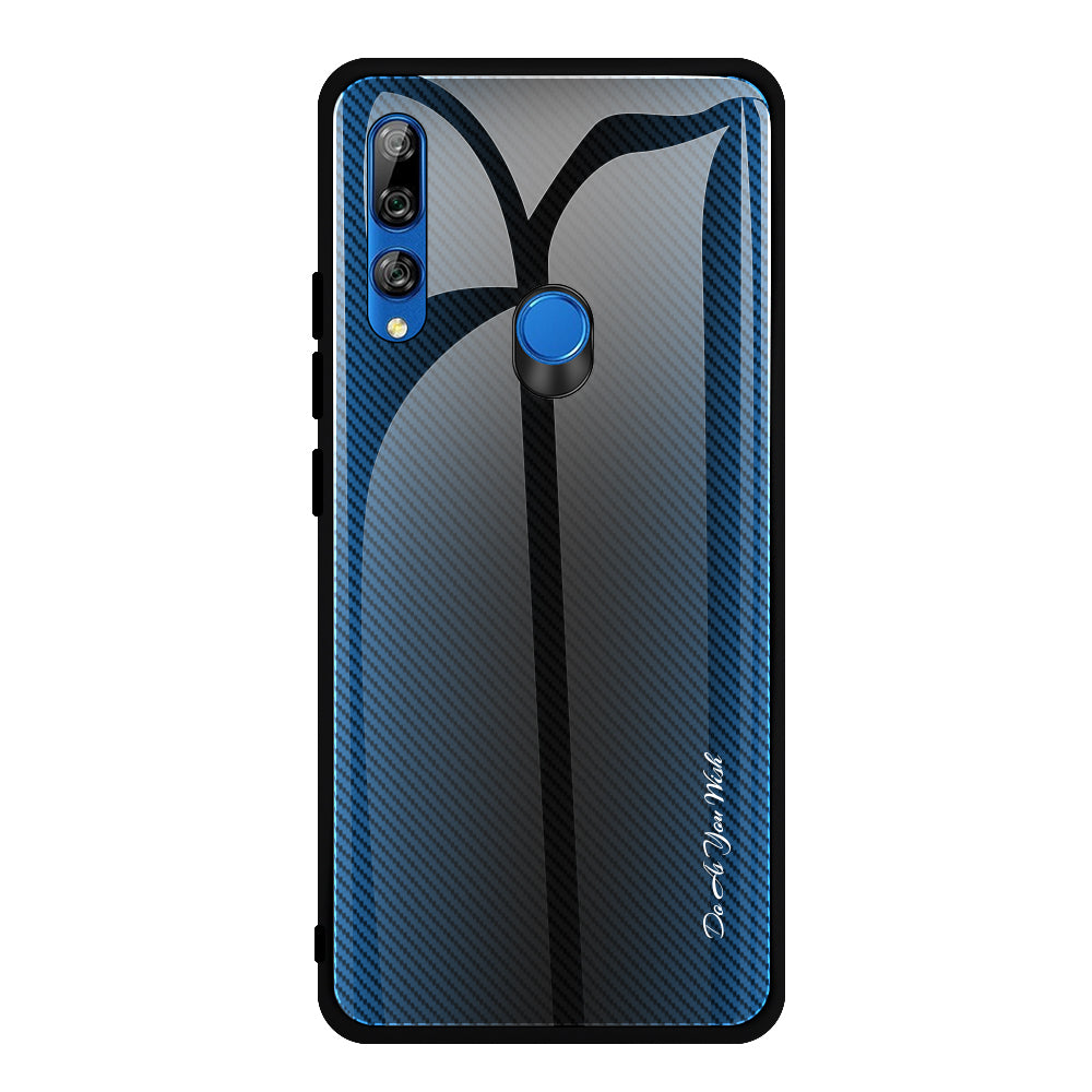 Gradient PC+Tempered Glass Back+Soft TPU Edge Case for Huawei Y9 Prime 2019