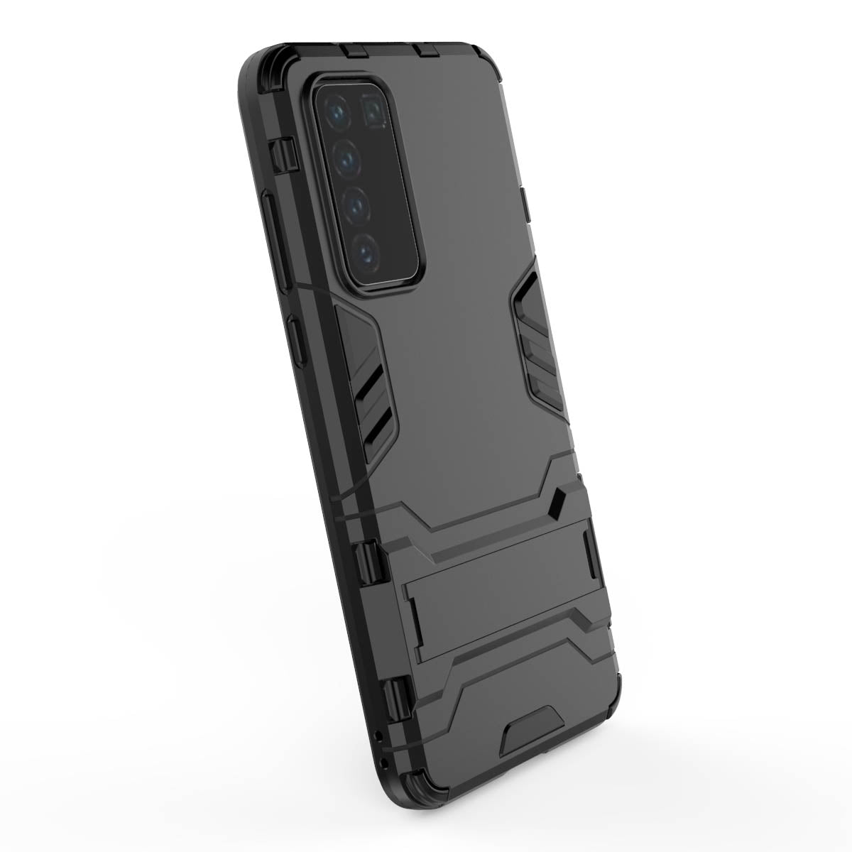 2-in-1 Plastic + TPU Phone Shell with Kickstand Cover for Huawei P40