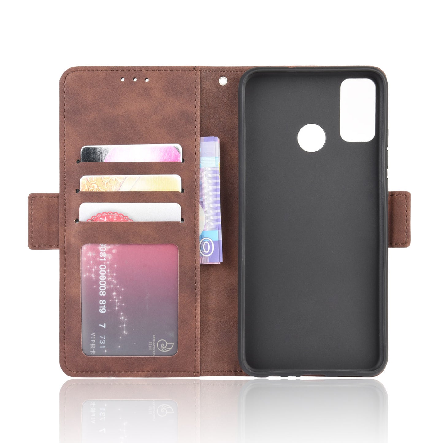 For Honor 9X Lite Leather Case with Multiple Card Slots Wallet