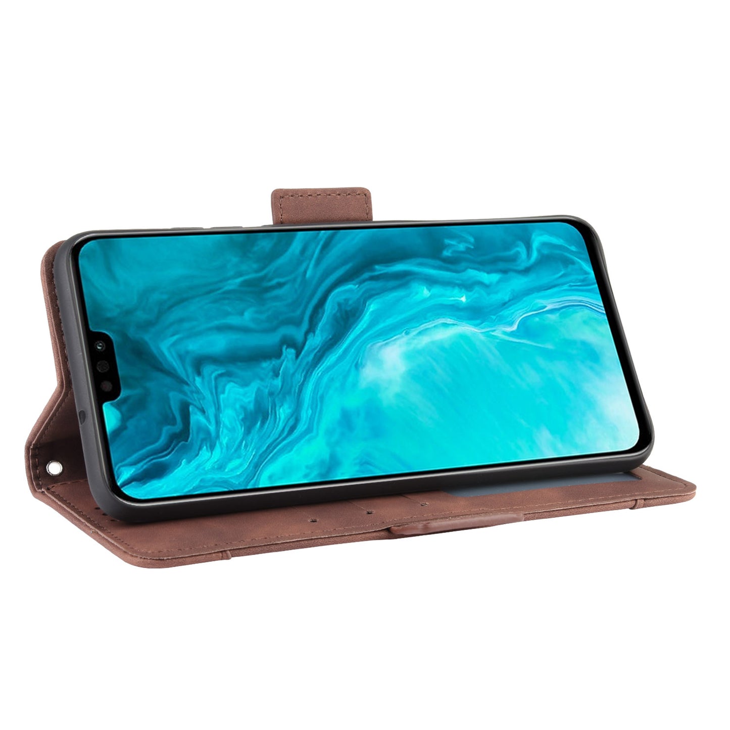 For Honor 9X Lite Leather Case with Multiple Card Slots Wallet