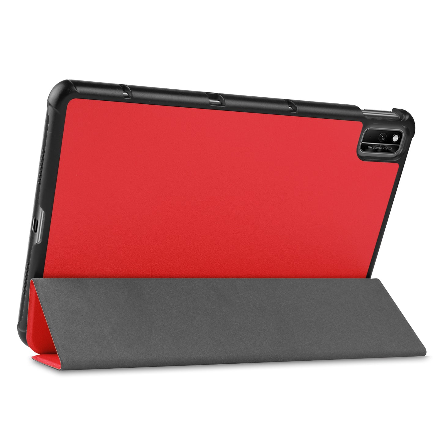 For Huawei MatePad 10.4 (2020)/(2022)/Honor V6 PU Leather Case Protective Shell Shockproof Three-fold Stand Tablet Cover