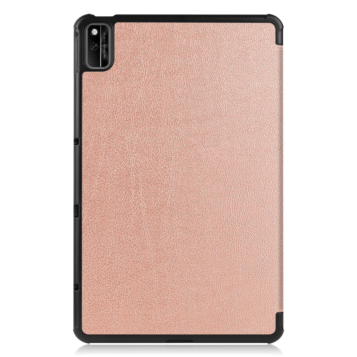 For Huawei MatePad 10.4 (2020)/(2022)/Honor V6 PU Leather Case Protective Shell Shockproof Three-fold Stand Tablet Cover