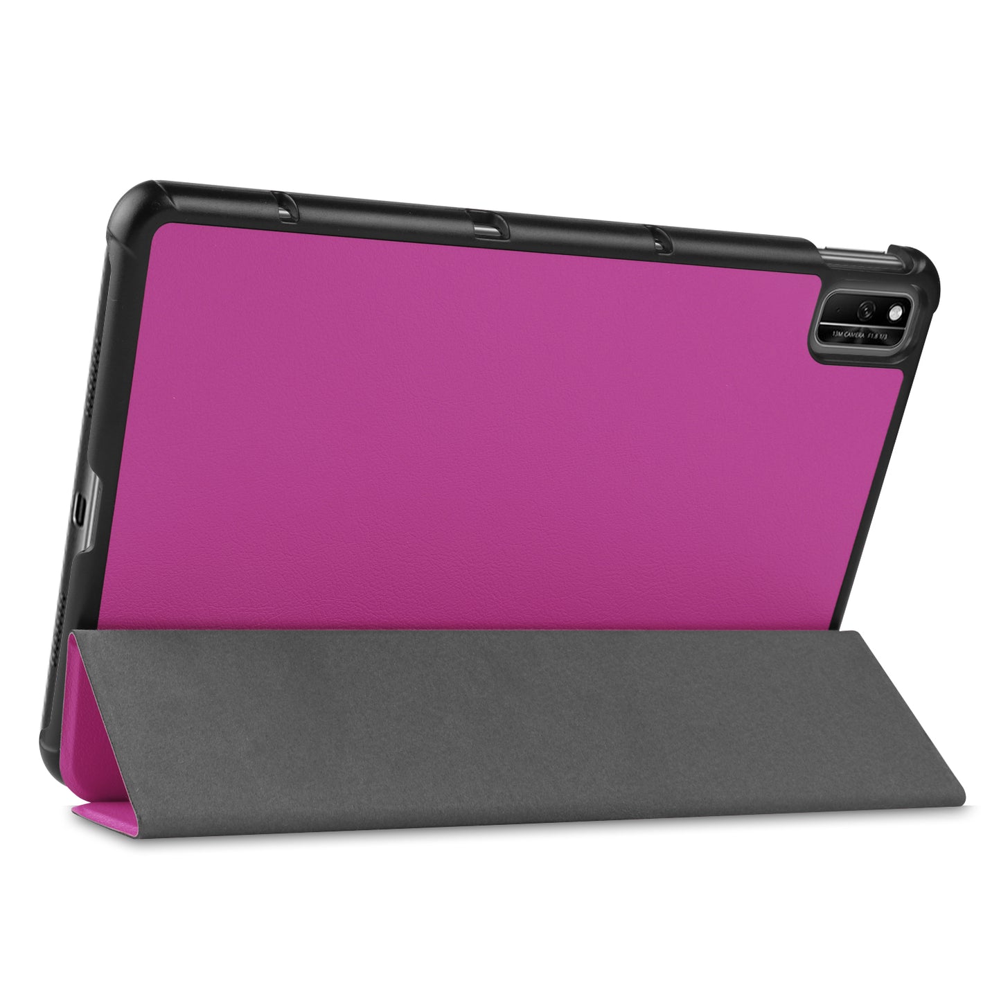 For Huawei MatePad 10.4 (2020)/(2022)/Honor V6 PU Leather Case Protective Shell Shockproof Three-fold Stand Tablet Cover