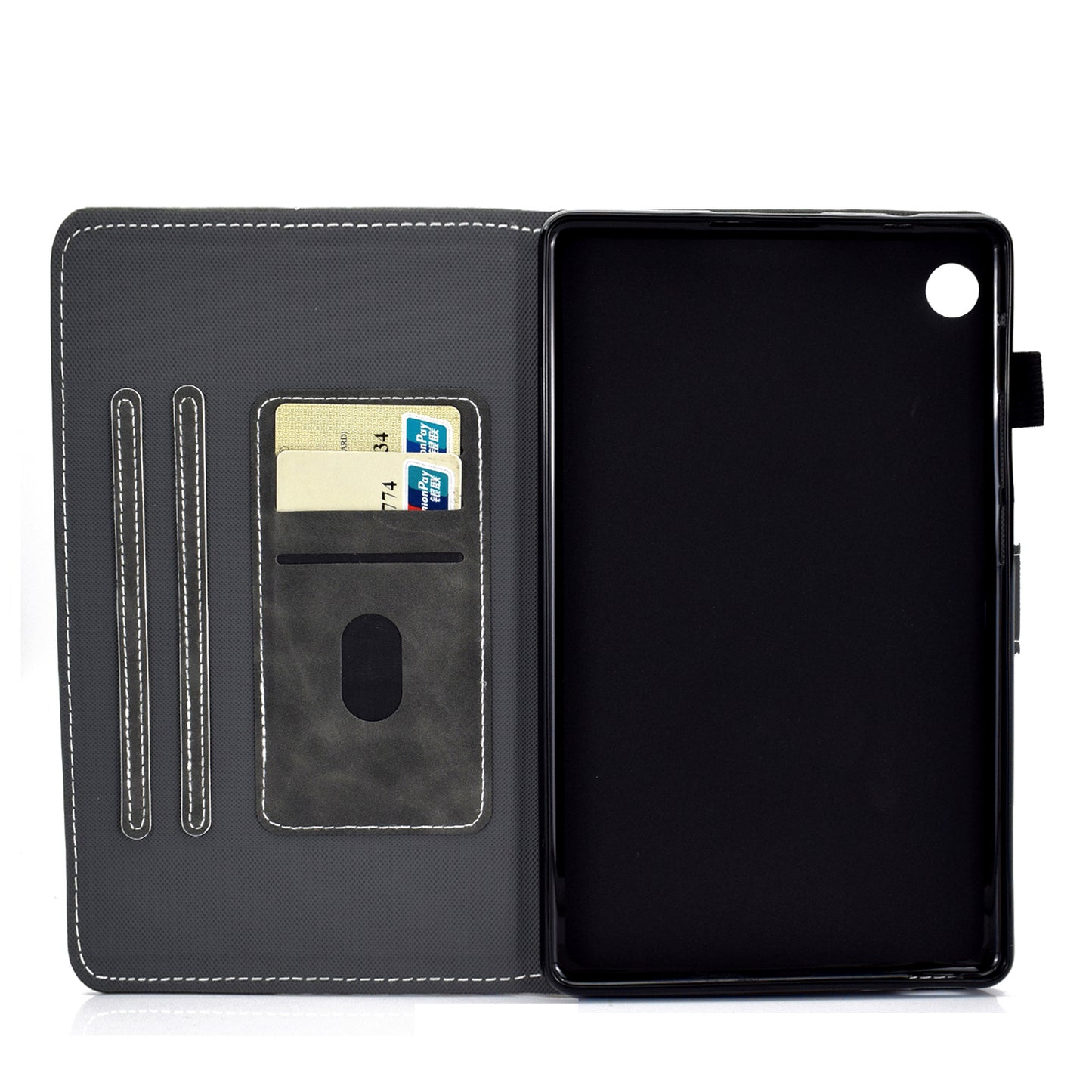 Leather Stand Case with Card Slots for Huawei MatePad T8