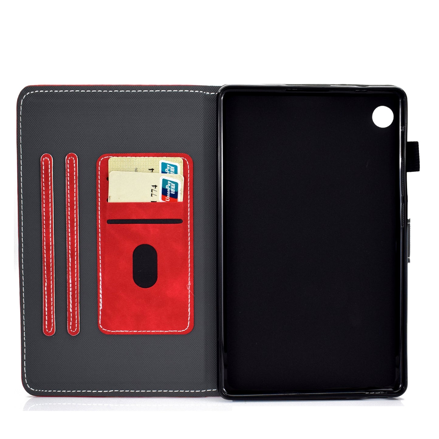 Leather Stand Case with Card Slots for Huawei MatePad T8