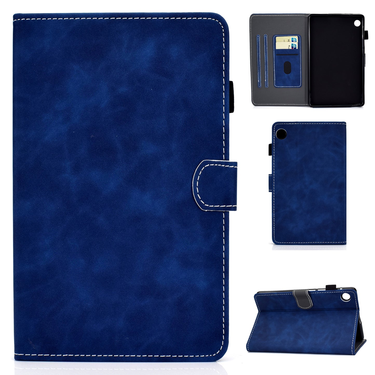 Leather Stand Case with Card Slots for Huawei MatePad T8