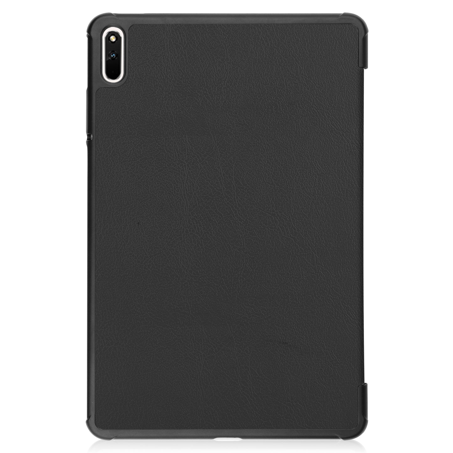 For Huawei MatePad 11 (2021) Protective Case Shockproof PU Leather Tablet Shell Three-fold Stand Cover Support Auto Wake/Sleep