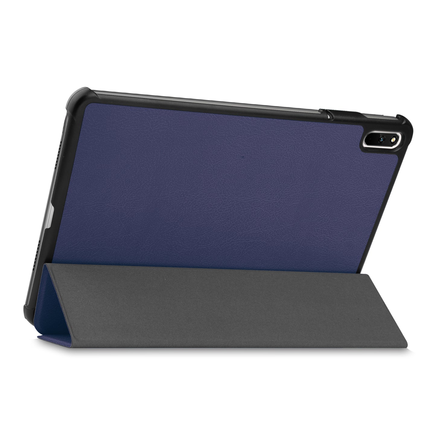 For Huawei MatePad 11 (2021) Protective Case Shockproof PU Leather Tablet Shell Three-fold Stand Cover Support Auto Wake/Sleep