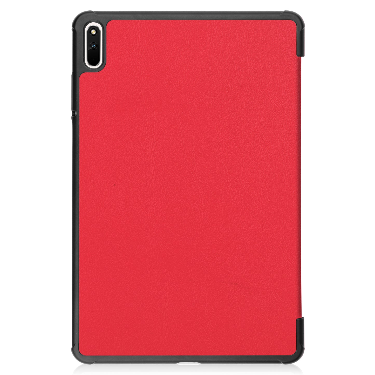 For Huawei MatePad 11 (2021) Protective Case Shockproof PU Leather Tablet Shell Three-fold Stand Cover Support Auto Wake/Sleep
