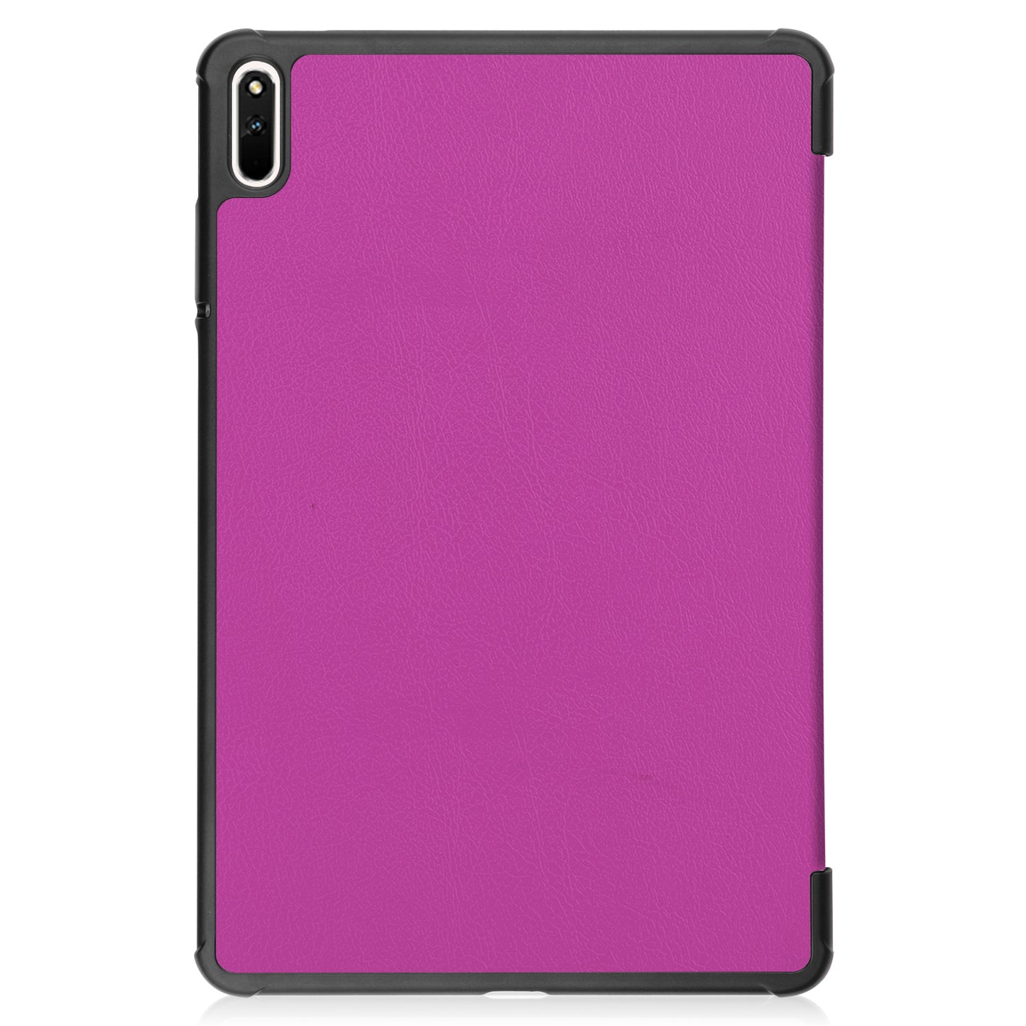 For Huawei MatePad 11 (2021) Protective Case Shockproof PU Leather Tablet Shell Three-fold Stand Cover Support Auto Wake/Sleep