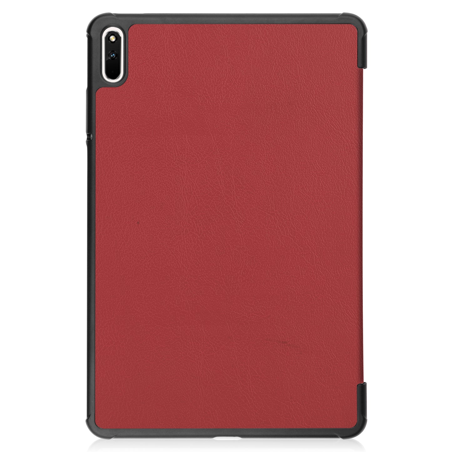 For Huawei MatePad 11 (2021) Protective Case Shockproof PU Leather Tablet Shell Three-fold Stand Cover Support Auto Wake/Sleep