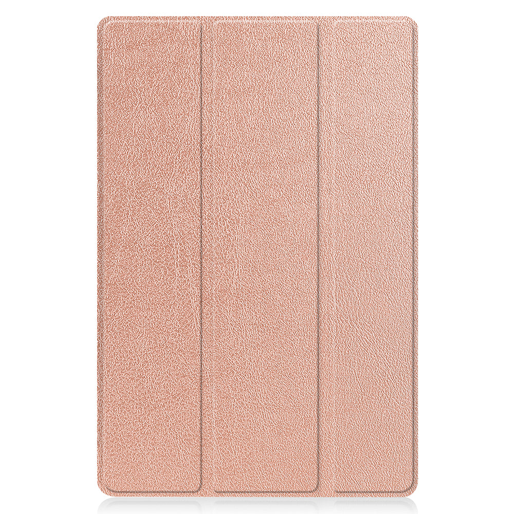 For Huawei MatePad 11 (2021) Protective Case Shockproof PU Leather Tablet Shell Three-fold Stand Cover Support Auto Wake/Sleep