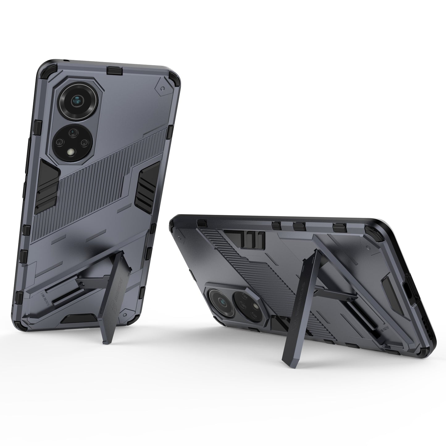Kickstand Anti-Scratch Anti-Drop Stylish Dual Layer Hard PC Soft TPU Rugged Protective Phone Case for Huawei nova 9/ Honor 50