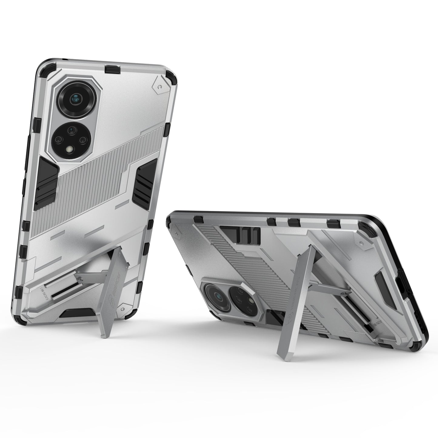Kickstand Anti-Scratch Anti-Drop Stylish Dual Layer Hard PC Soft TPU Rugged Protective Phone Case for Huawei nova 9/ Honor 50
