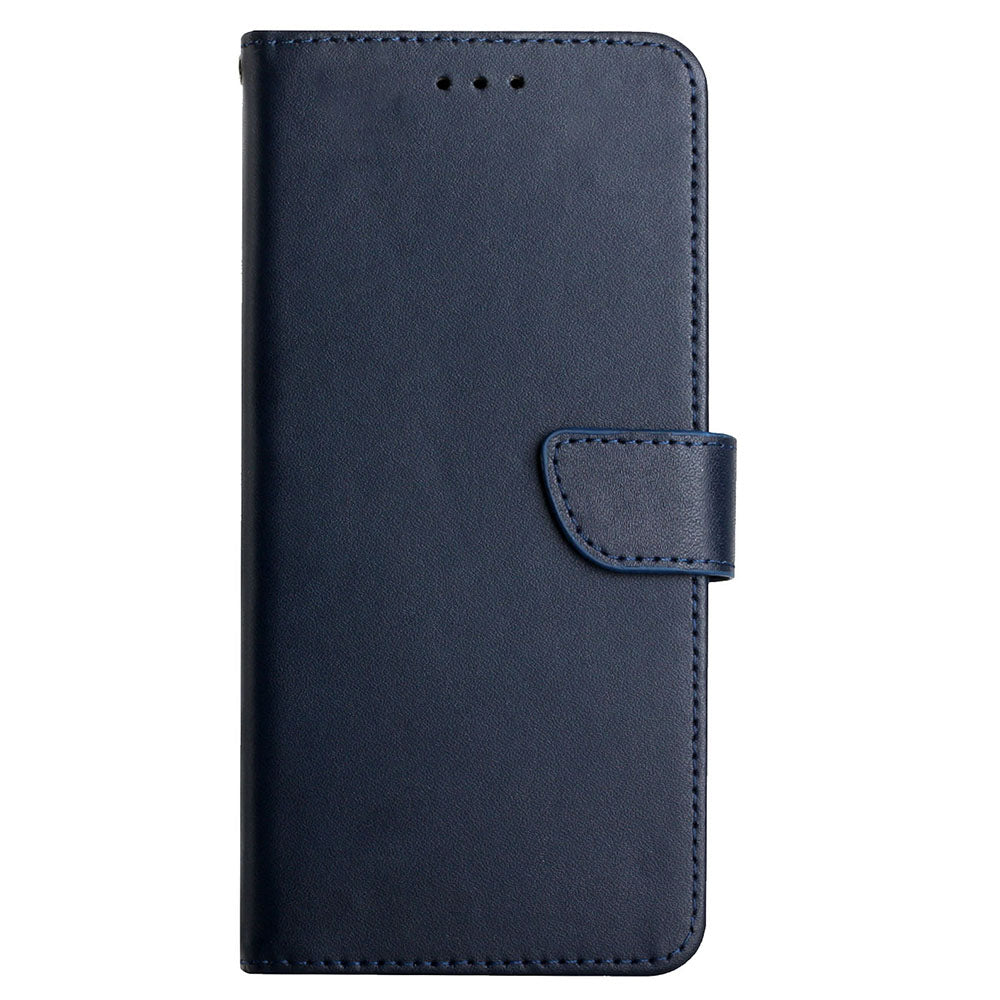 For Huawei P30 Pro Solid Color Genuine Leather Nappa Texture Magnetic Closure Stand Wallet Case Flip Phone Shell