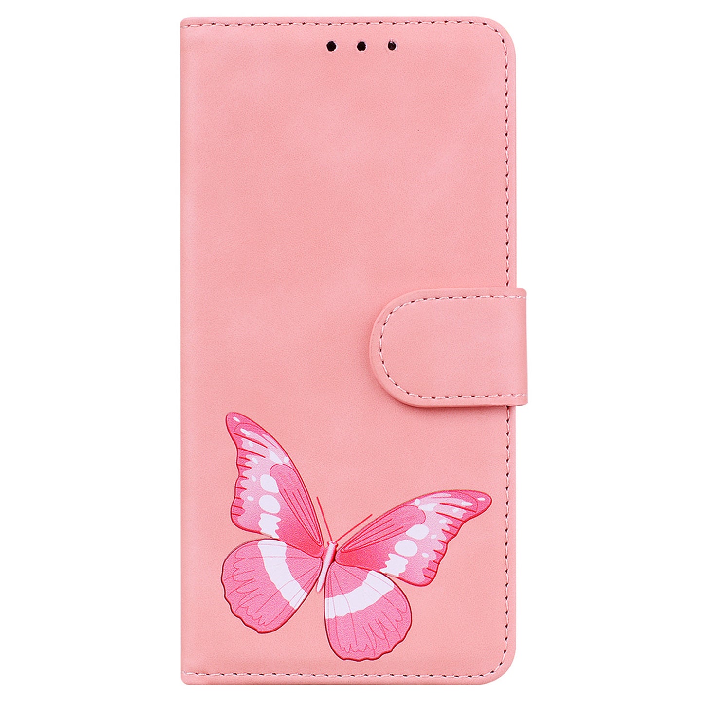 Butterfly Printing Stand Wallet Design Skin Touch Leather Phone Cover for Huawei nova 8i/Honor 50 Lite