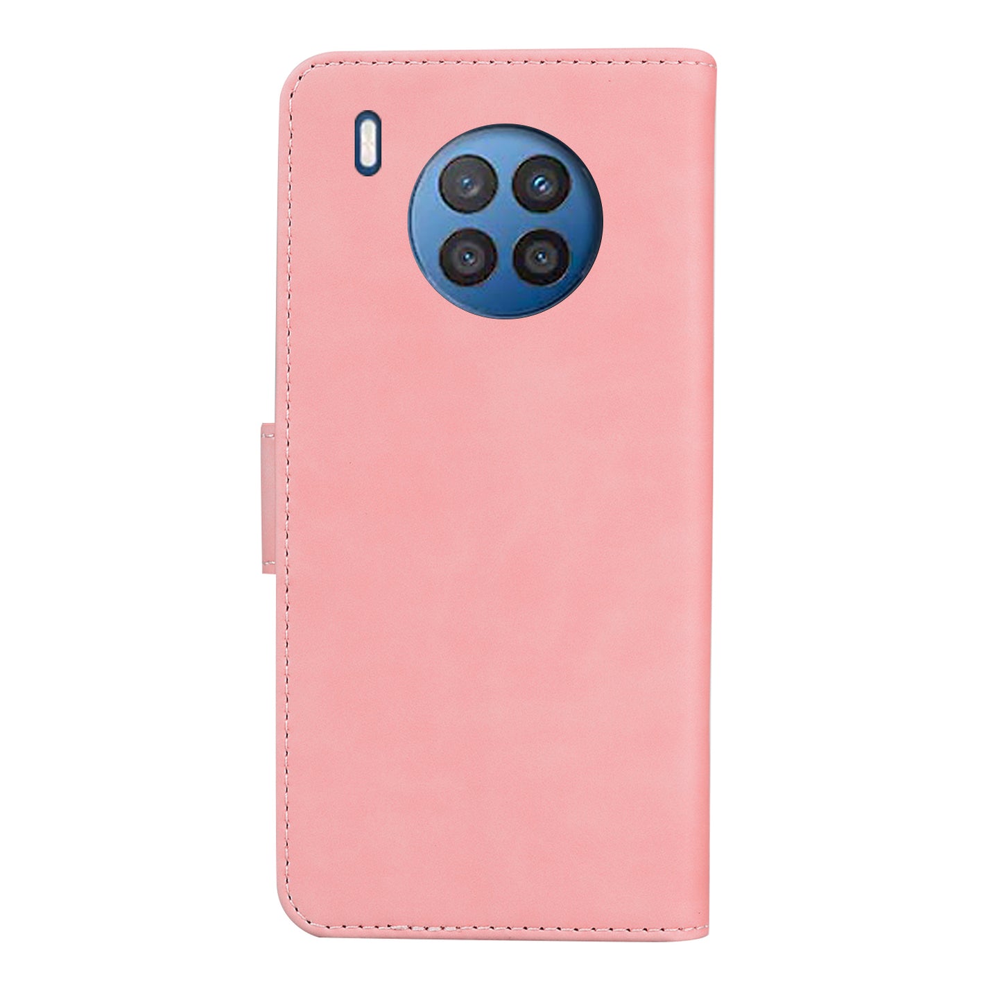 Butterfly Printing Stand Wallet Design Skin Touch Leather Phone Cover for Huawei nova 8i/Honor 50 Lite