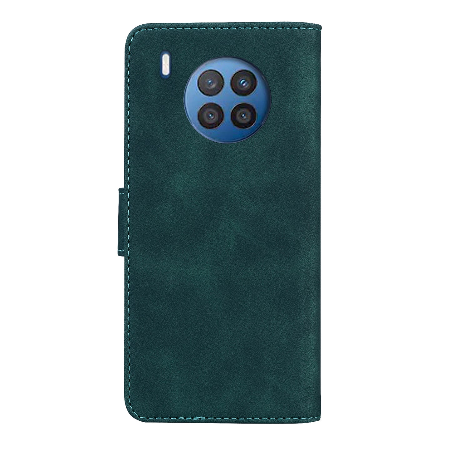 Butterfly Printing Stand Wallet Design Skin Touch Leather Phone Cover for Huawei nova 8i/Honor 50 Lite