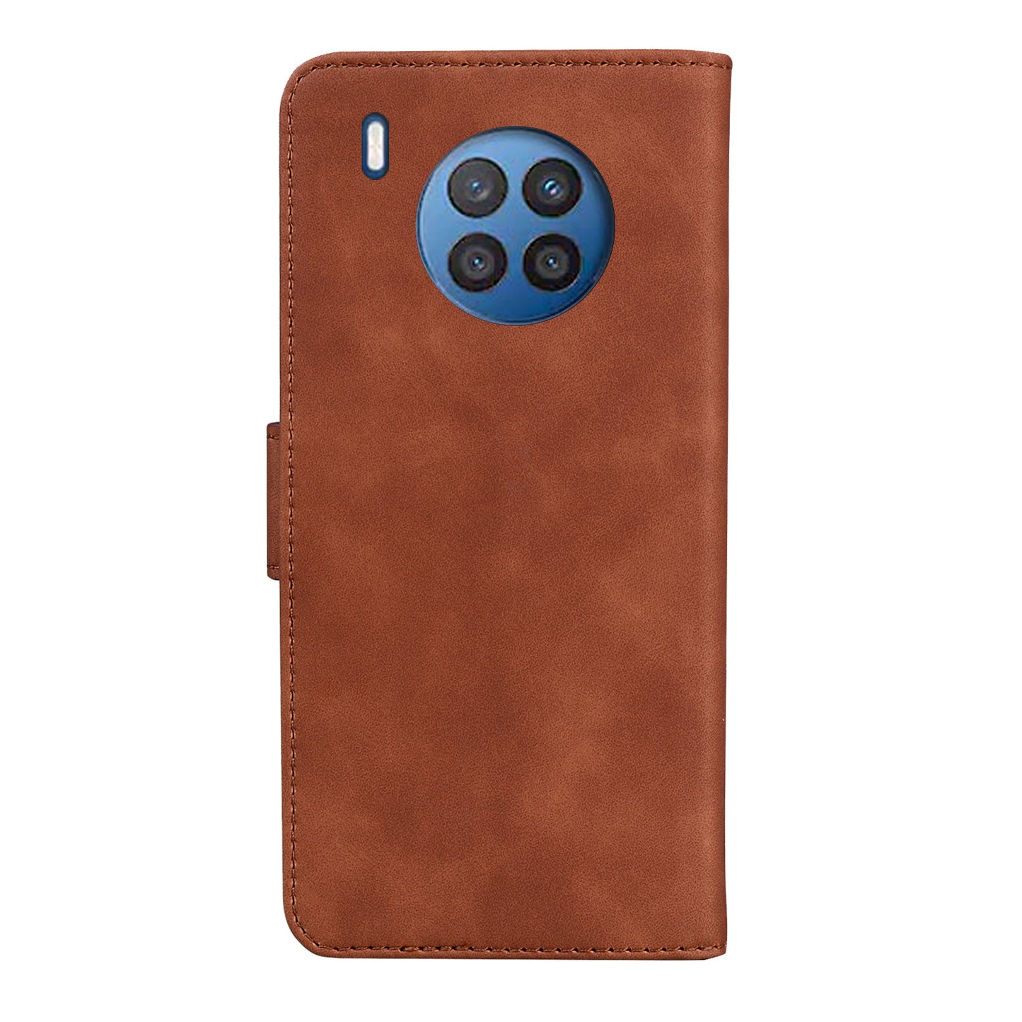 Butterfly Printing Stand Wallet Design Skin Touch Leather Phone Cover for Huawei nova 8i/Honor 50 Lite