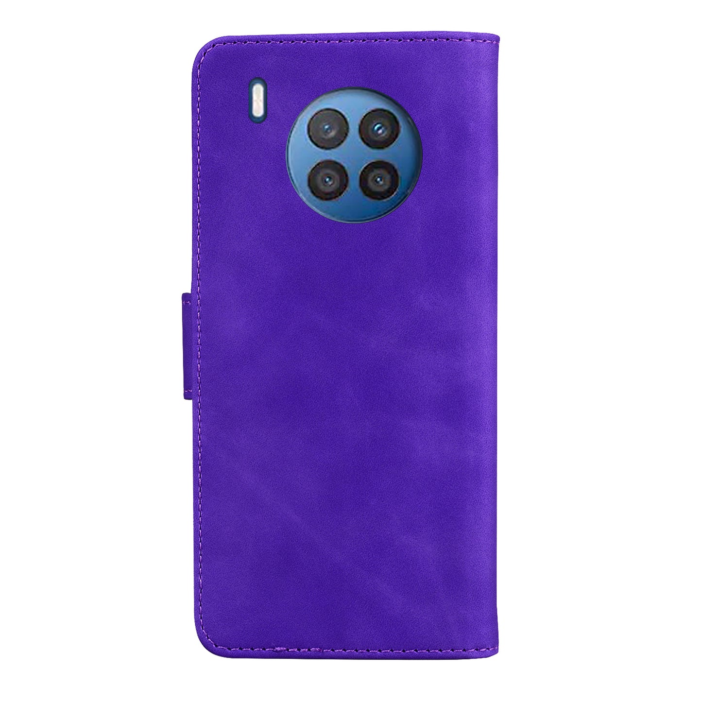 Butterfly Printing Stand Wallet Design Skin Touch Leather Phone Cover for Huawei nova 8i/Honor 50 Lite