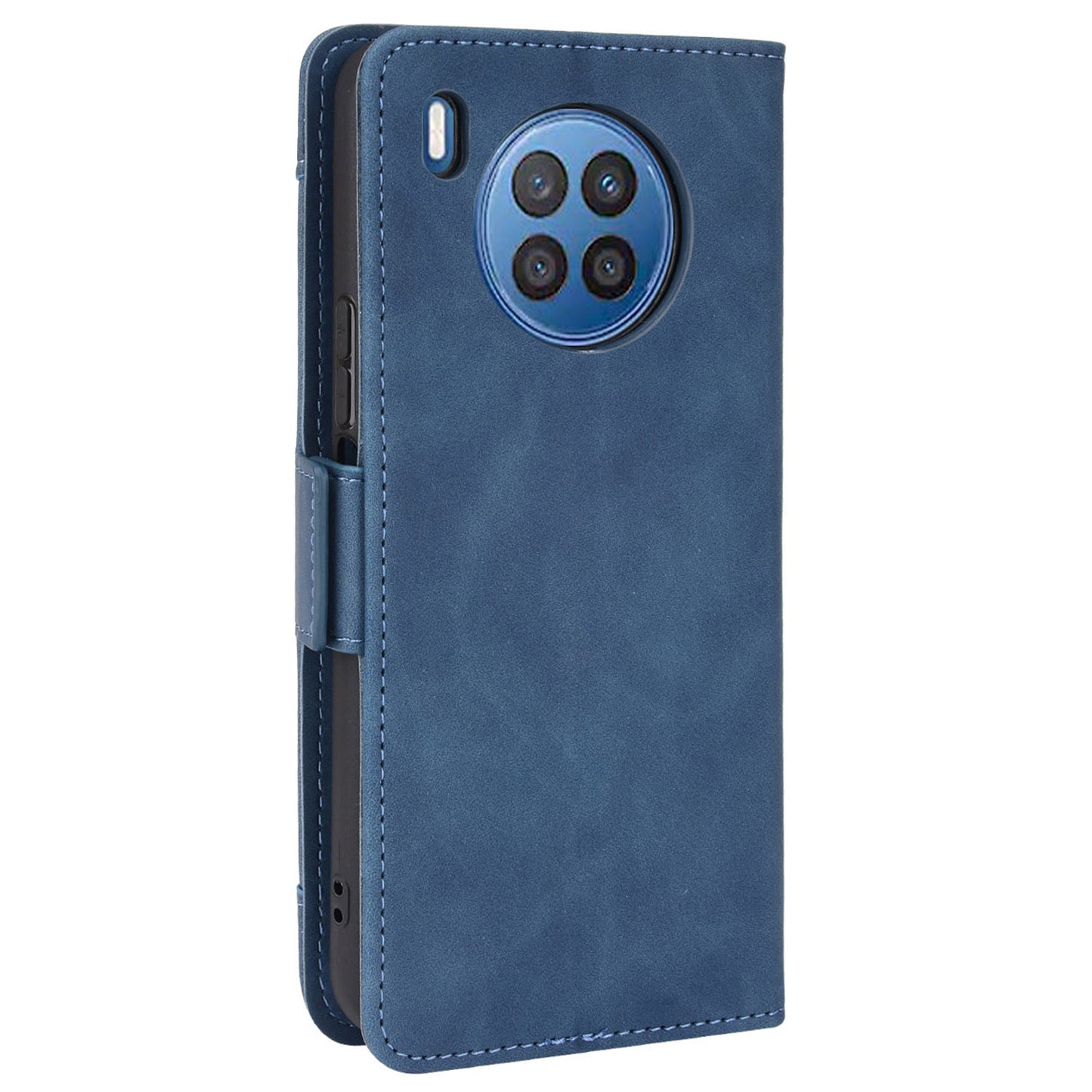 For Huawei nova 8i/Honor 50 Lite Shockproof Magnetic Closure Flip Case Multiple Card Slot Design PU Leather Wallet Phone Cover