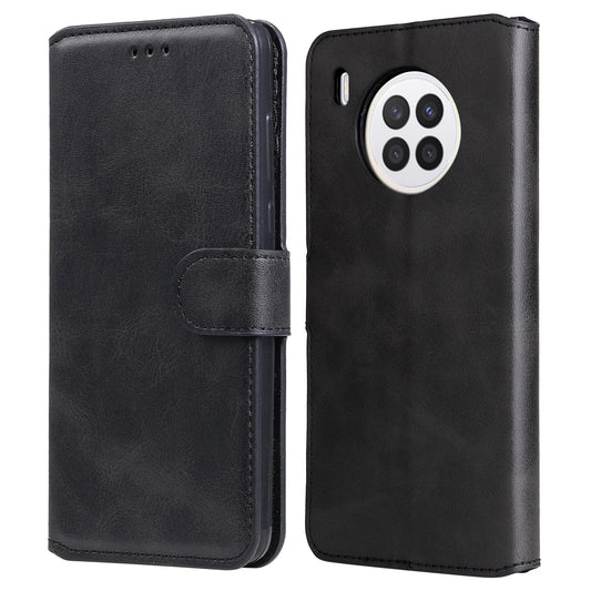 For Huawei nova 8i/Honor 50 Lite 5G Classic Stand Design Cover PU Leather Wallet Drop-proof Flip Phone Case Shell