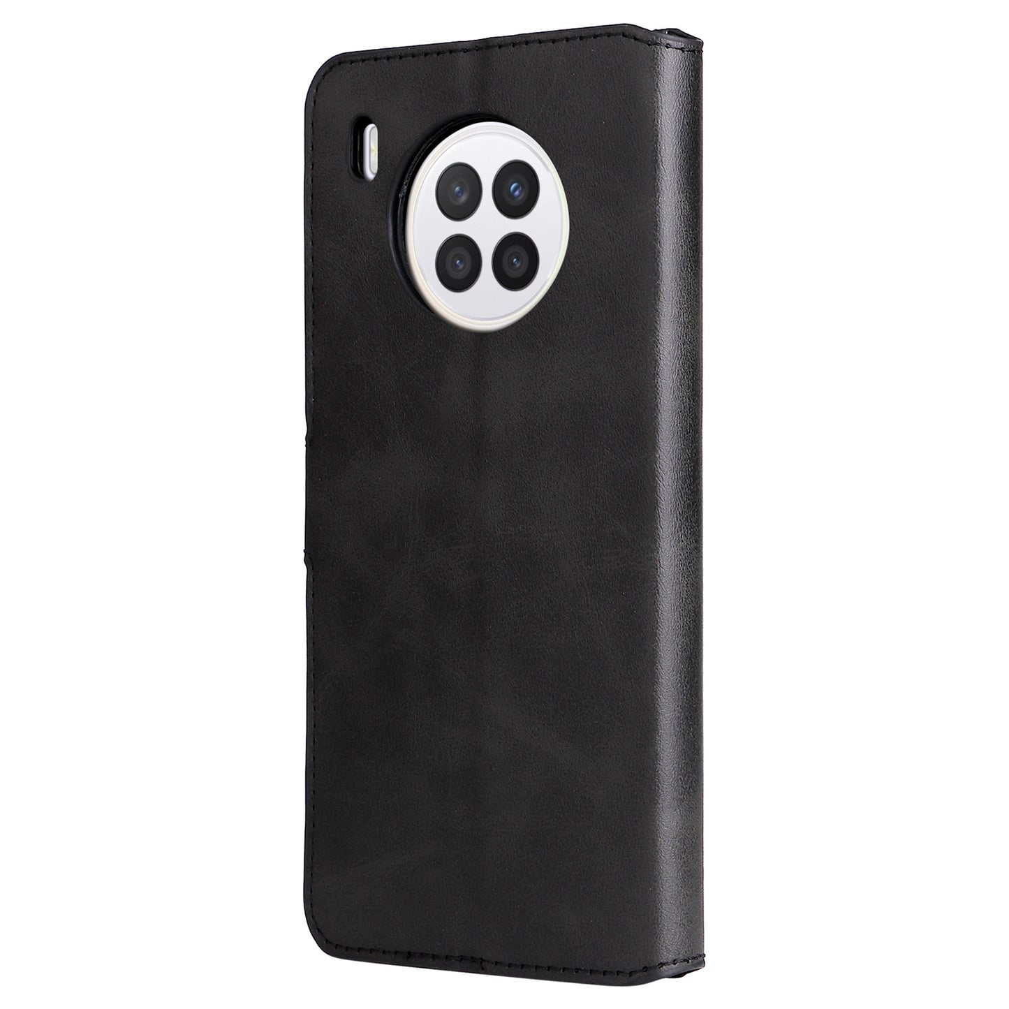 For Huawei nova 8i/Honor 50 Lite 5G Classic Stand Design Cover PU Leather Wallet Drop-proof Flip Phone Case Shell