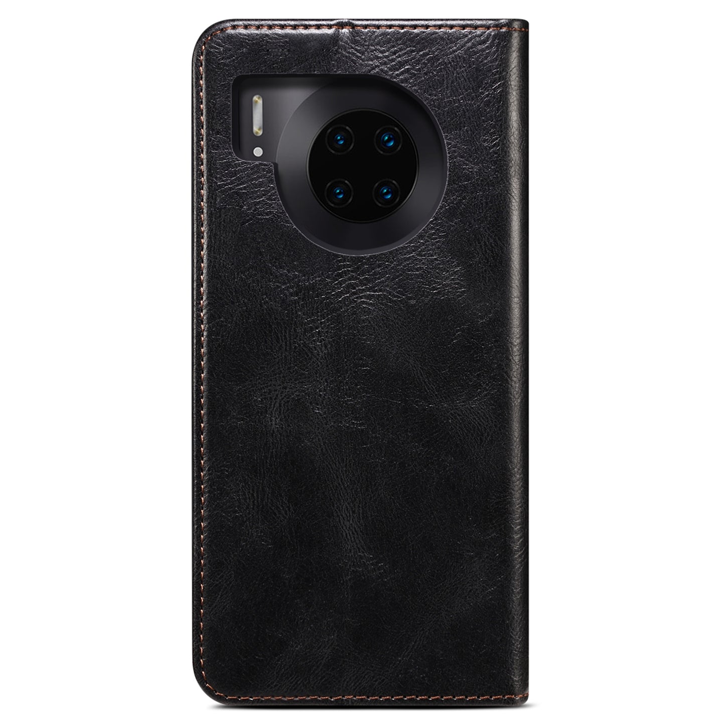 Waxy Crazy Horse Texture Foldable Stand PU Leather + TPU Phone Case with Wallet for Honor 50 Lite/Huawei nova 8i