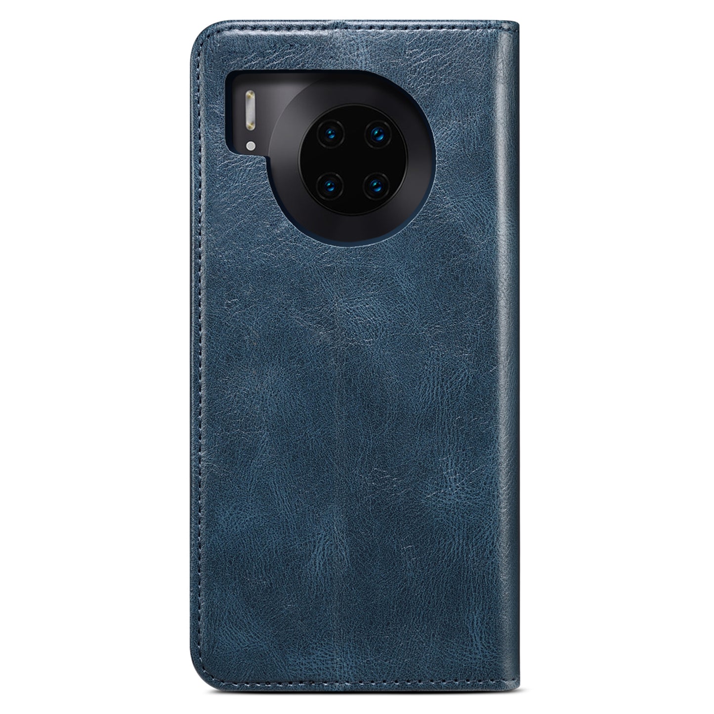 Waxy Crazy Horse Texture Foldable Stand PU Leather + TPU Phone Case with Wallet for Honor 50 Lite/Huawei nova 8i