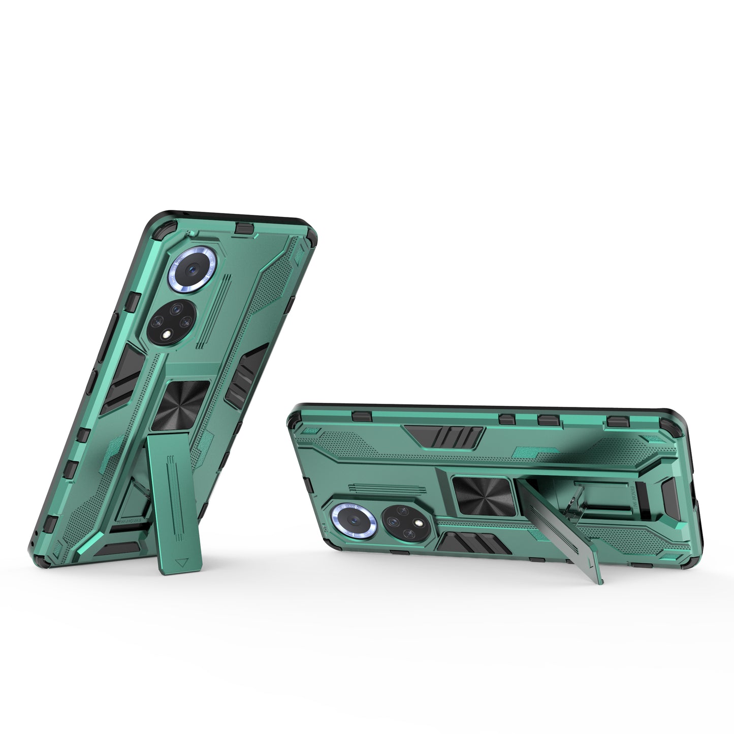 For Huawei nova 9 Soft TPU Hard PC Kickstand Phone Case Protective Cover