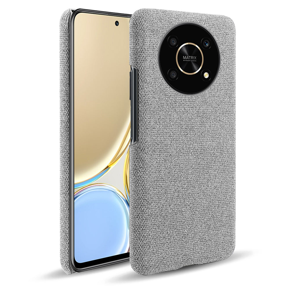 For Honor X30/X9 5G/Magic 4 Lite 5G Solid Color Cloth Coated Phone Case Incomplete Covering Hard PC Protective Cover