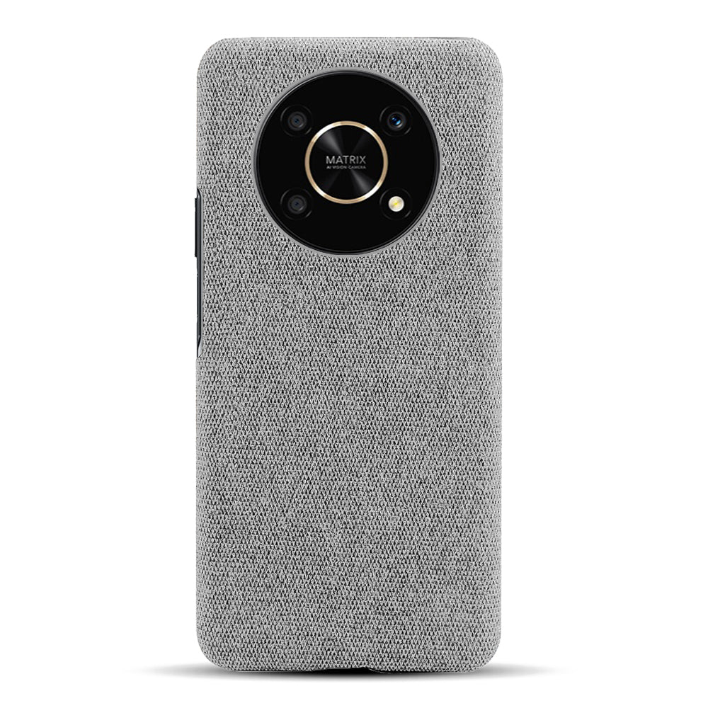 For Honor X30/X9 5G/Magic 4 Lite 5G Solid Color Cloth Coated Phone Case Incomplete Covering Hard PC Protective Cover