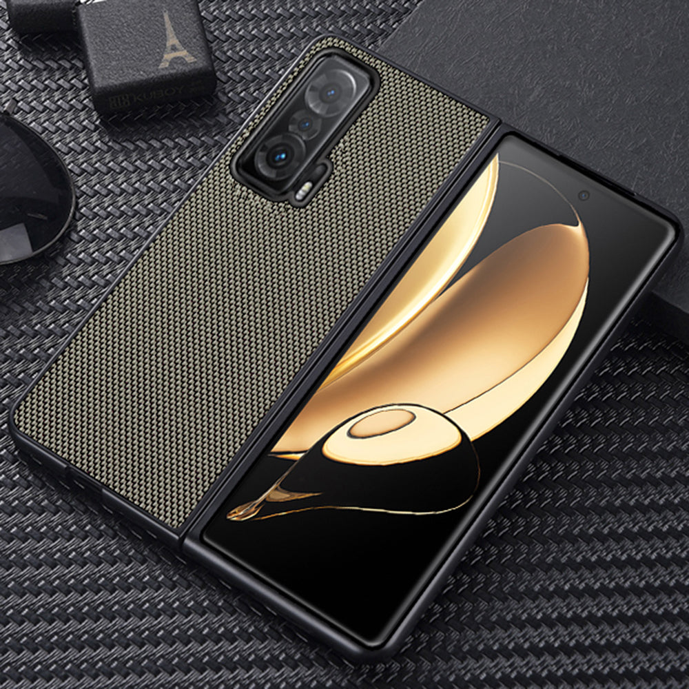 For Honor Magic V Anti-fingerprint Nylon Coating Well-protected Hard PC Phone Case Cover