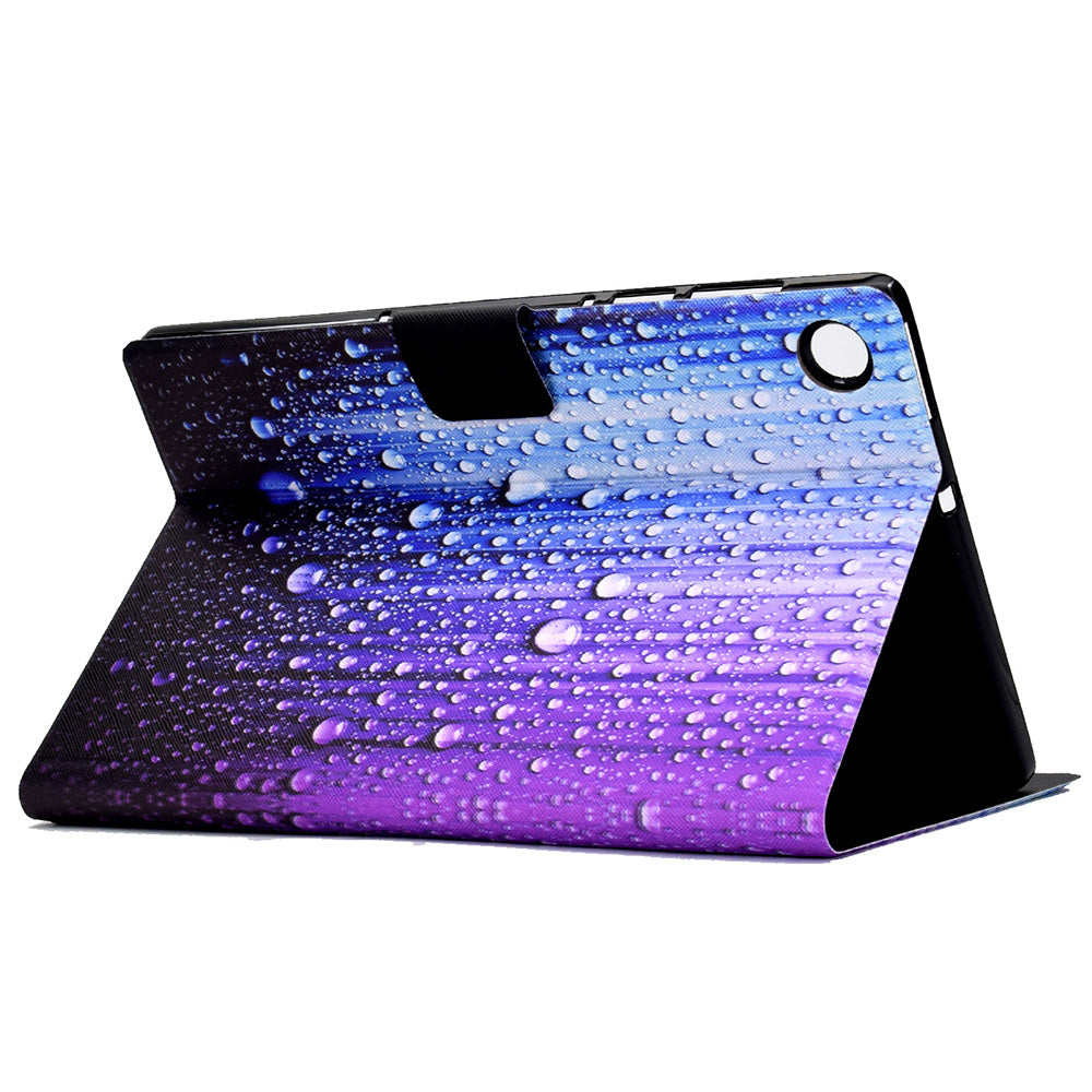 For Huawei MatePad T 10 9.7 inch/T 10S 10.1 inch/Enjoy Tablet 2 10.1 inch/Honor Pad X6 9.7 inch/6 10.1 inch Pattern Printing Leather Case Card Slots Tablet Shell