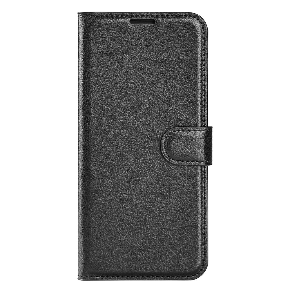 For Honor X8 Litchi Texture PU Leather Wallet Mobile Phone Case Stand Function Drop-proof Phone Cover