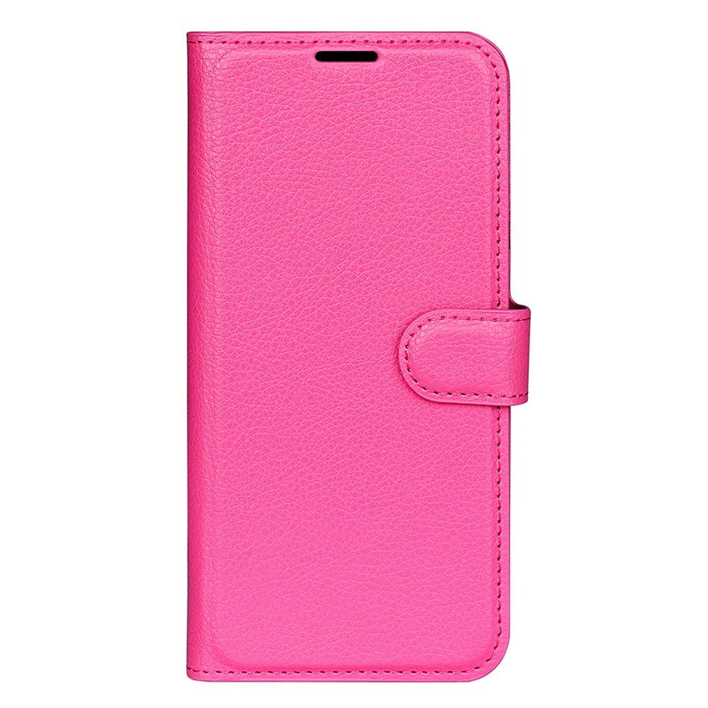 For Honor X8 Litchi Texture PU Leather Wallet Mobile Phone Case Stand Function Drop-proof Phone Cover